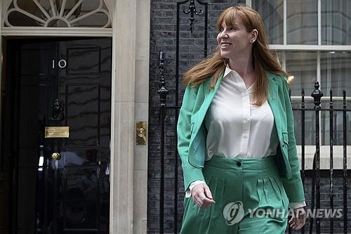 엔절라 레이너 영국 신임 부총리[AP=연합뉴스 자료사진]